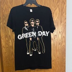 Tultex Black Green Day Graphic Tee